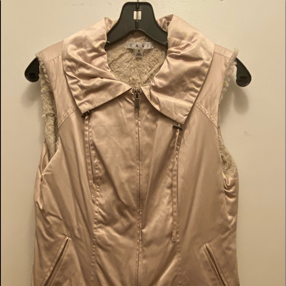 CAbi, taupe , vest sz s